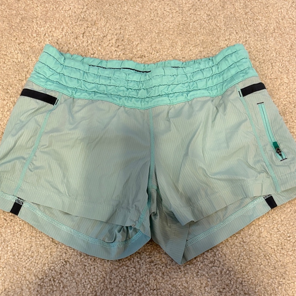 Lululemon Aqua Running Shorts